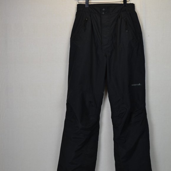 Mobius black Insulated Snow Ski Bib Pants . - Picture 4 of 9